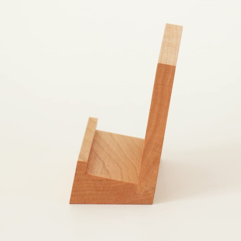 High Quality Wood Wood Past Book Stand, Cherry, 3.0 Inches,