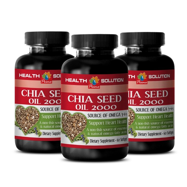 heart health vitamins - CHIA SEED OIL 2000MG - multivitamins and minerals 3B