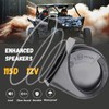 Atubeix UTV ATV Turn Signal Kit, 110D Horn With Button,Universal