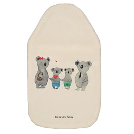 Mr. & Mrs. Panda Koala Family Two Hot Water Bottle - Gift, Mother's Day, Children's Hot Water Bottle, Hot Water Bottle Cover, Brother, Family Time, Mum, Father's Day, Hot Water Bottle with Cover, Hot Water Bottle Animal,