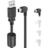 Gonifeto Dash Cam Charger Cable,(3Ft 18AWG)Thicker Shielded Mini USB Charging