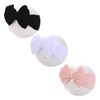 KIDOCHEESE Baby Headbands Super Stretchy Hair Bows Soft Nylon Hairbands