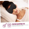 Beavorty 2pcs Memory Foam Mask Eye Blindfold Comfortable Eye Cover