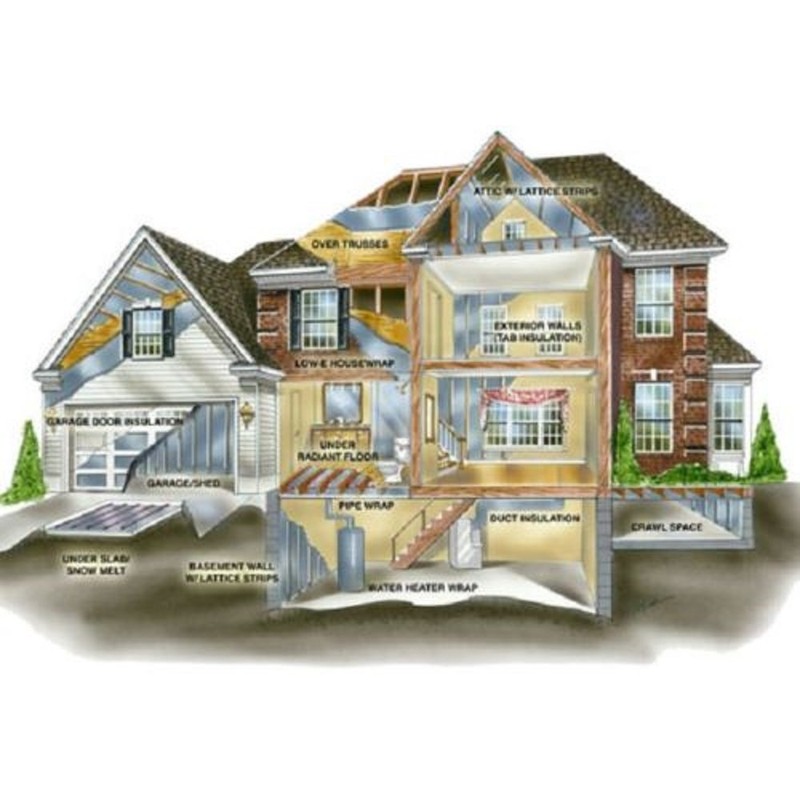 6 x 25 Reflective Foam Core Insulation HVAC Faucet Pipe