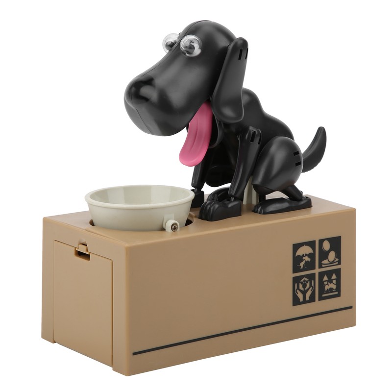 Saving Pot Electronic Money Box Robotic Dog Coin Bank Automatic