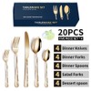 20PCS Stainless Steel Silverware Set Mirror-Polished Cutlery Flatware Set 4