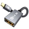 Silkland 8K Mini DisplayPort to DisplayPort 1.4 Adapter, 8K@60Hz 4K@144Hz