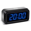 Timegyro Digital Alarm Clock Battery Operated with LED Display for