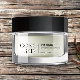 Gongskin Skin Tone Up Skin Nutrition Vitamin Wrinkle Improvement Cream 1ea 50ml / 공스킨 피부톤업 피부영양 비타민 주름개선 크림 1개 50ml