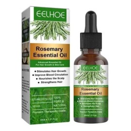 Nova 3 Peças De Sérum Capilar Eelhoe Rosemary Hair Growth
