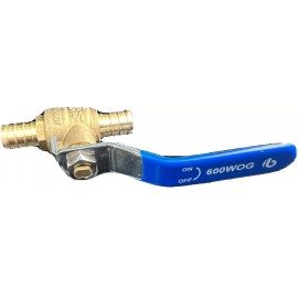 Does Not Apply 1/2" PEX Crimp Style Shut-Off Brass Ball Valve for PEX Tubing, Full Port