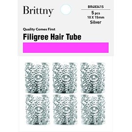 Brittny Hair Accessories Filigree Tube Eye 10 (Pack of 1)