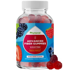 Phytoral Gomitas de fibra para adultos - Suplemento de raíz de achicoria con apoyo prebiótico para la salud intestinal y digestiva - Cápsulas de...   