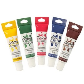 Christmas Food Colouring Gel Set - 5 Pack