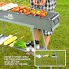 WILLBBQ Charcoal Grills Commercial Quality Portable Hibachi BBQ Lamb Skewer