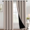 H.VERSAILTEX 100% Blackout Curtains for Bedroom Thermal Insulated Full Blackout