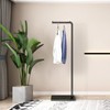 Aolohomy Metal Coat Rack, Modern Clothing Tree with Heavy-weight Slate