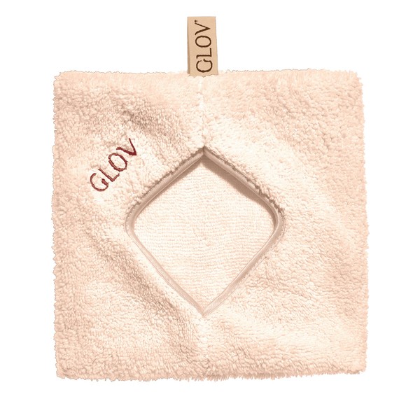 GLOV Make-Up Remover Cloth Glove Face Cleansing Cloth Face Cloth Face Only with Water Hypoallergenic Microfibre Reusable Washable (Desert Sand)