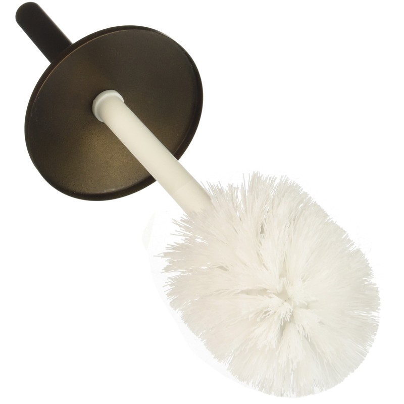 HOMEBASIX MYY004 Toilet Brush with Stand, Venetian Bronze Finish