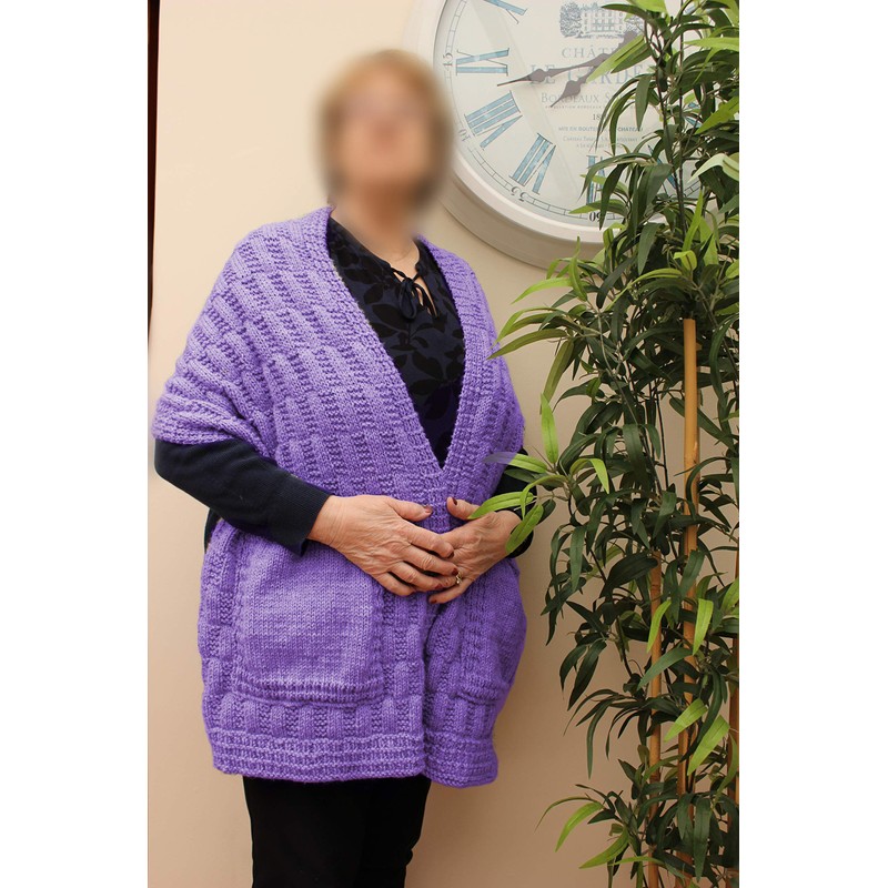 Knitting Pattern for Ladies Pocket Scarf, Pocket Scarf Knitting Pattern,