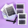 WENDY Lashes Clusters D Curl Lash Clusters 40D DIY Eyelash