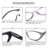YQJYWZTF 3 Pack Reading Glasses for Women Blue Light Blocking