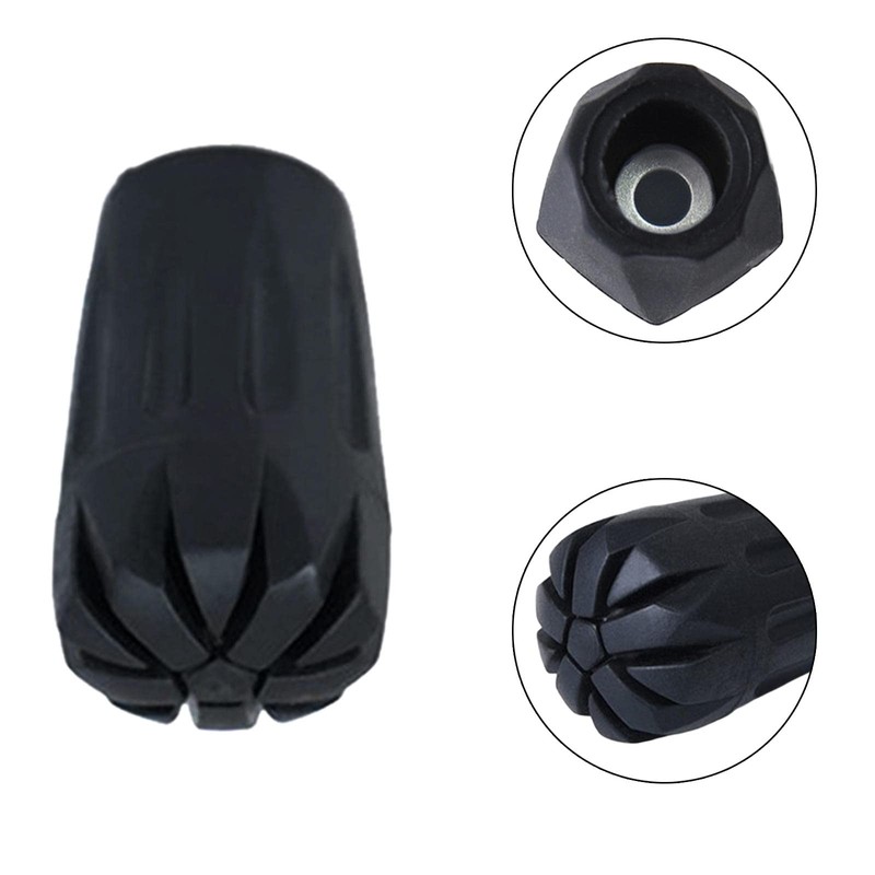 sharprepublic 8pcs Rubber Trekking Pole Cap Tip Protector Replacement for