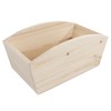 WooDeeDoo Set of 2 Wooden Planter Boxes – Nesting Unfinished