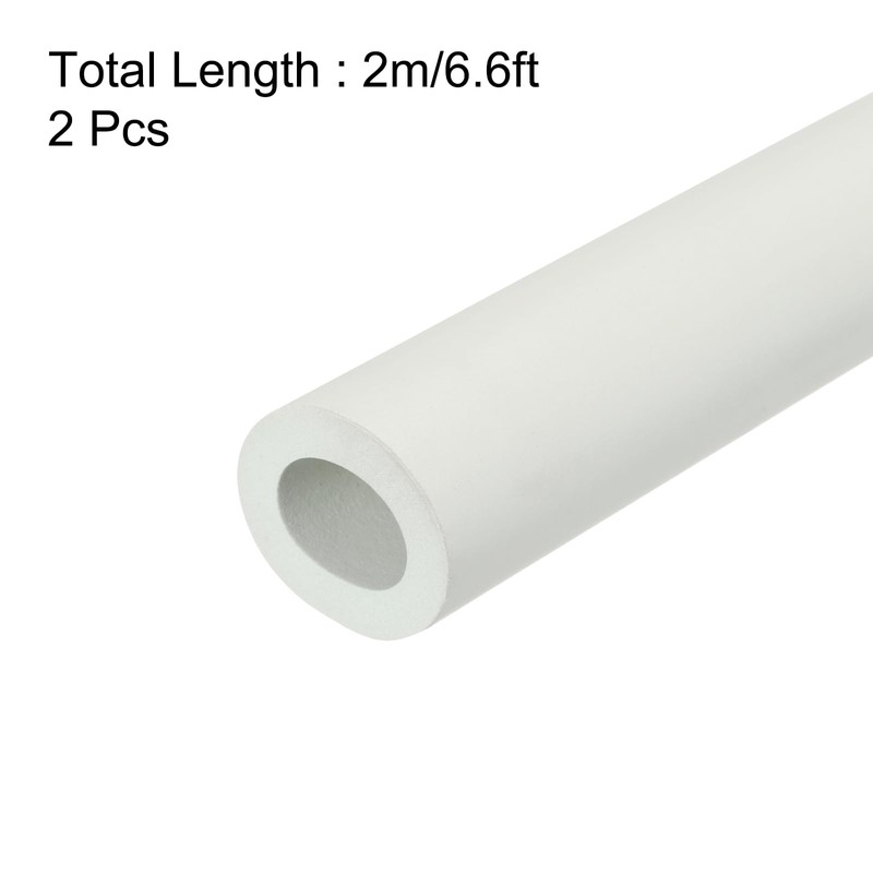 sourcing map 2pcs 2m/6.6ft Pipe Insulation Tube 18mm ID 30mm