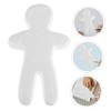 CIYODO 10pcs White Embryo Doll Foam Xps Foam for DIY