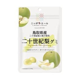 Nationwide Agricultural Cooperative Foods 20th Century Pear Gummy from Tottori Prefecture, 1.4 oz (40 g)