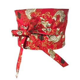 thefancypumpkin Women's Japanese Yukata Kimono Robe Obi Belt Harajuku Waistband-J9