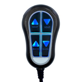 4 Button 5 Pin Remote Replacing ZK1300-HC Hand Control Switch Replacement with Backlight for Lift Chair Power Recliner