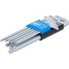BGS 818 Allen Key Set, T-Profile (for Torx) with Ball