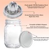 Bigwinyep Mason Jar Juicer Lid, 304 Stainless Steel Manual Juicer