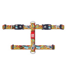 Max & Molly Dog Harness in H-Shape, Ultra Comfortable Neoprene Harness for Large Dogs, Heroes/L, Padded, Safe & Ultralight - Comfort for Your Faithful Companion