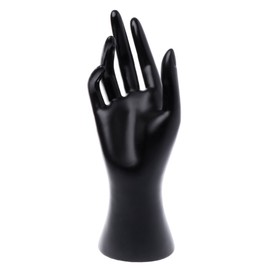 Wivily Mannequin Hand Finger Glove Ring Bracelet Bangle Jewelry Display Stand Holder Display Stands (Black)