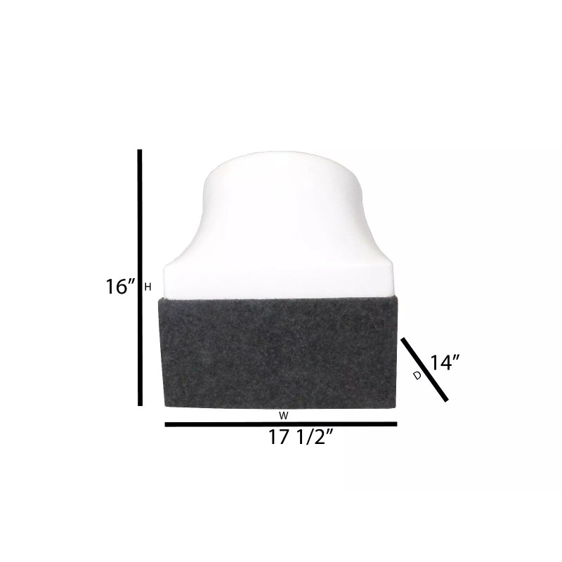 FibroPRO Single 12 fiberglass sub woofer speaker box enclosure carpeted