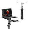 Flashpoint Projector Laptop Tripod Stand, Adjustable FoldableHeight, DJ Gear Holder,