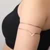 72ore Gold Arm Cuff Silver Arm Cuff Upper Arm Snake
