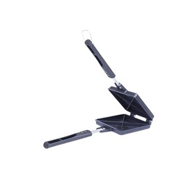 Satre Online and Marketing Non Stick Aluminium 4 Cut Toaster, Sandwich Maker, 4 Slice Cut