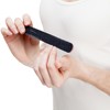21 Pcs Nail File 100/180 Grit Nail Files,Black Double Sided