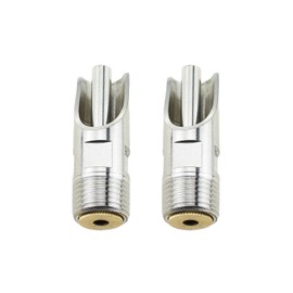 RLECS 2PCS Stainless Steel Pig Waterer 1/2NPT Automatic Pig Nipple Drinker Water Feeder Suitable for Keeping Pet