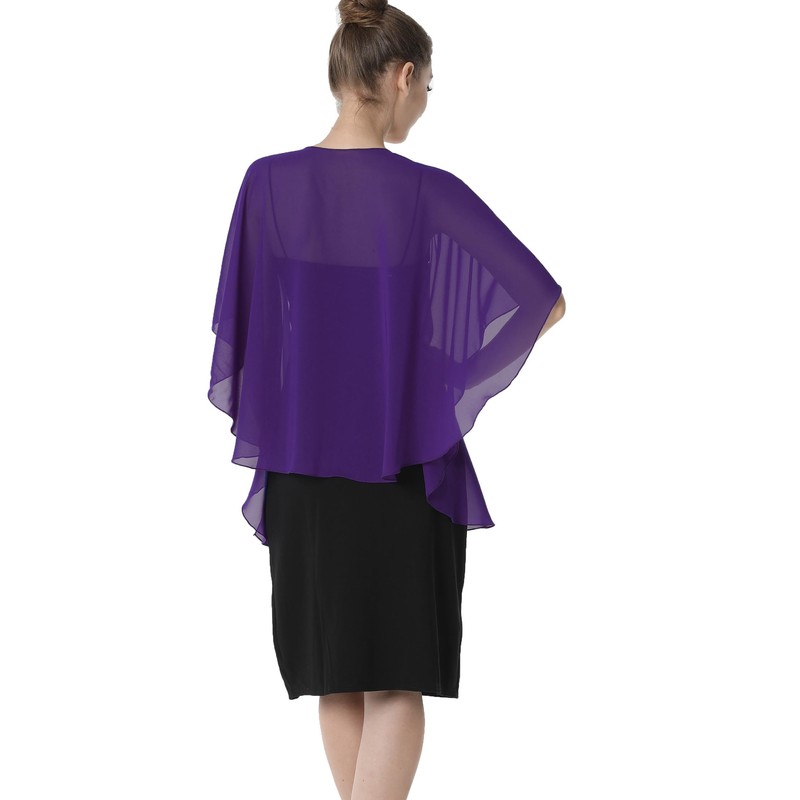 Baoqiya - Chal de gasa de noche, chales y envolturas