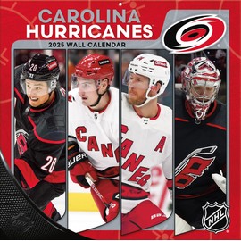 TURNER SPORTS Carolina Hurricanes 2025 12x12 Team Wall Calendar (25998011935)