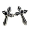 STERLING SILVER 925 AMTHTEW-029 Sterling Silver 925 Earrings Studded Rock