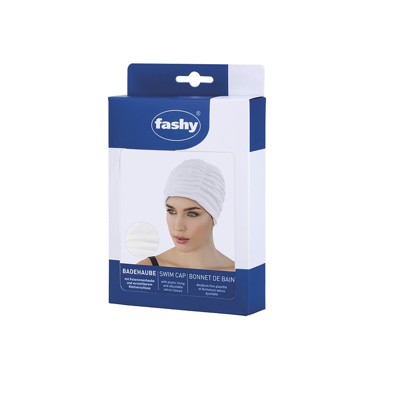 Fashy Women fabric swim caps Fabric Swim Cap With Plastic