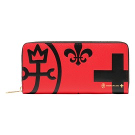 Castelbajac 081602 Unisex Long Wallet (Nezel), [14] Red