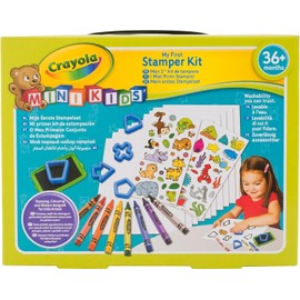 Crayola Mini Kids My First Stamper Kit- Stamping & Coloring with Stickers