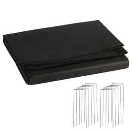 SGYKJ Black Planter Liner,160x210cm Large Plant Grow Bags+10 Nails